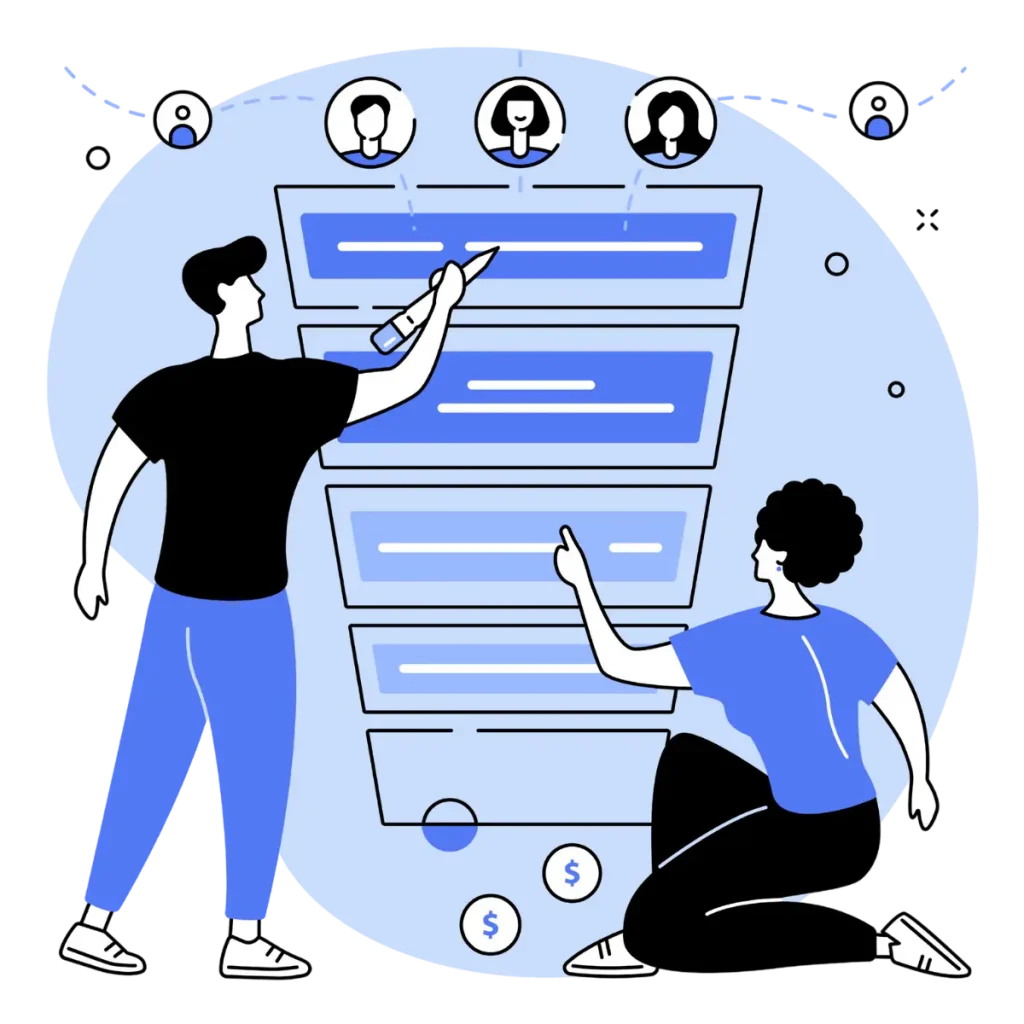 Transfer student recruitment pipeline visualized in enrollment dashboard